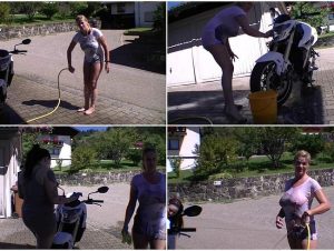 marina montana Porno Video: steile nippel beim motorradschrubben . . .